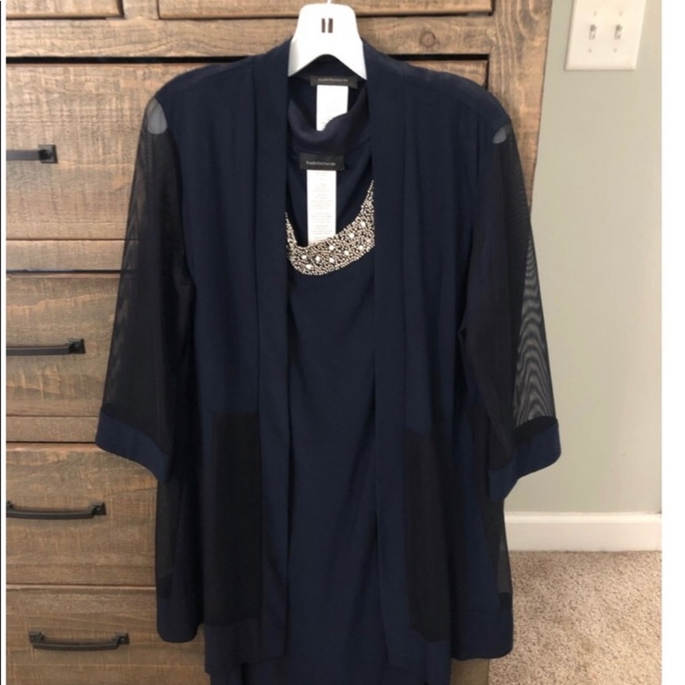 Navy Mother of the Bride Dress